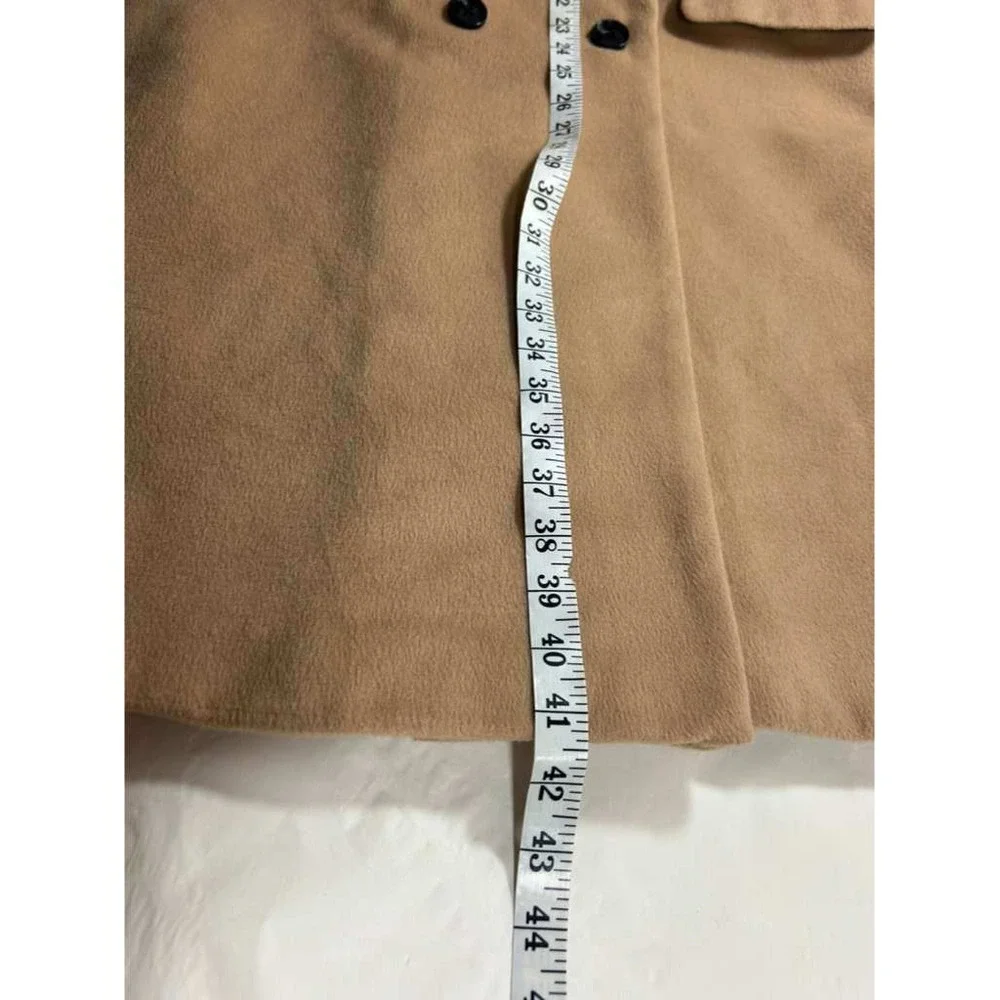 Forever 21 with Purpose Camel Tan Double Breasted Longline Coat Mens Medium M‎